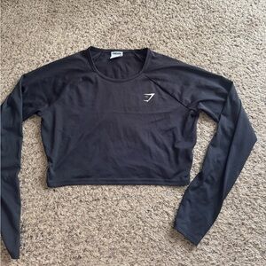 Black workout top